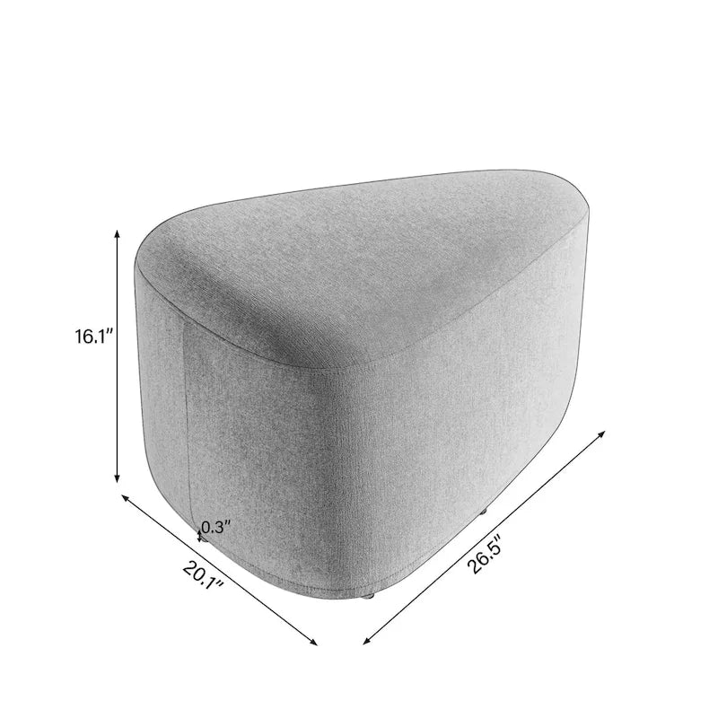 26 Footstools and Ottomans, Modern Fabric Pouf Ottoman