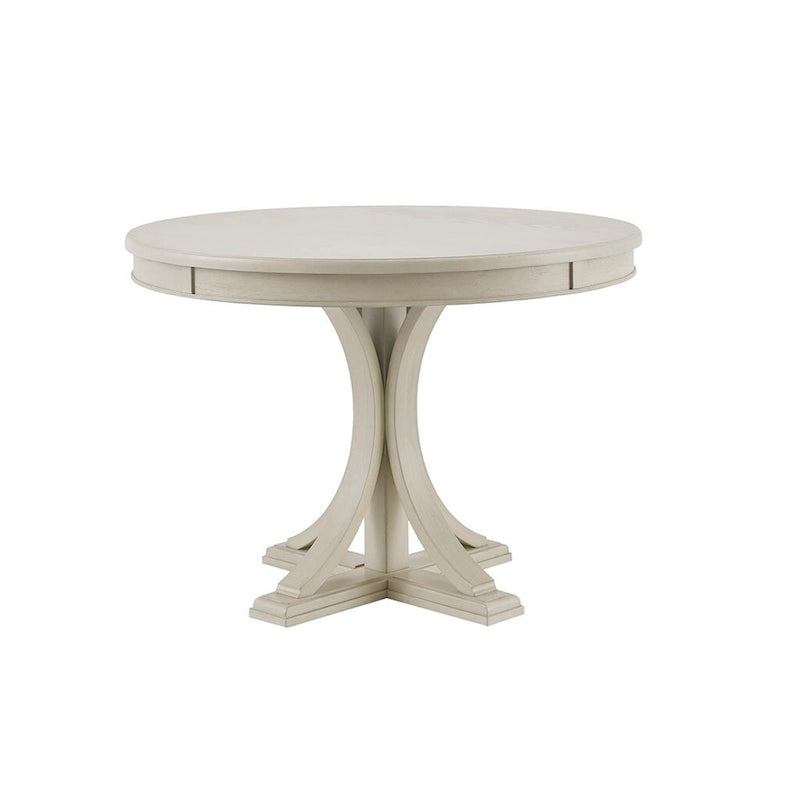 44 Round Dining Table, Solid Wood Finish Classic Designno chairs
